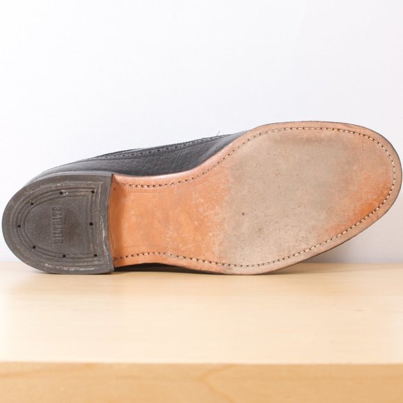 VTG Royal Richmond Wingtip Blucher Men's Shoe 11 EEE Black Bull-Hide 🇨🇦 VGUC - Picture 7 of 8